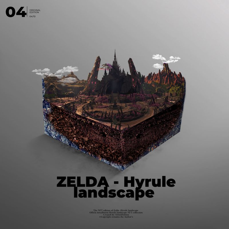 Nft 04/10 Zelda -Hyrule landscape