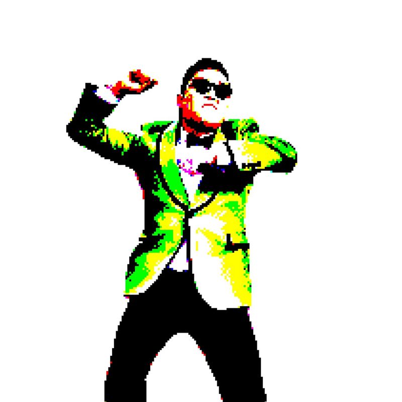 Nft Psy Gangnam pixel style