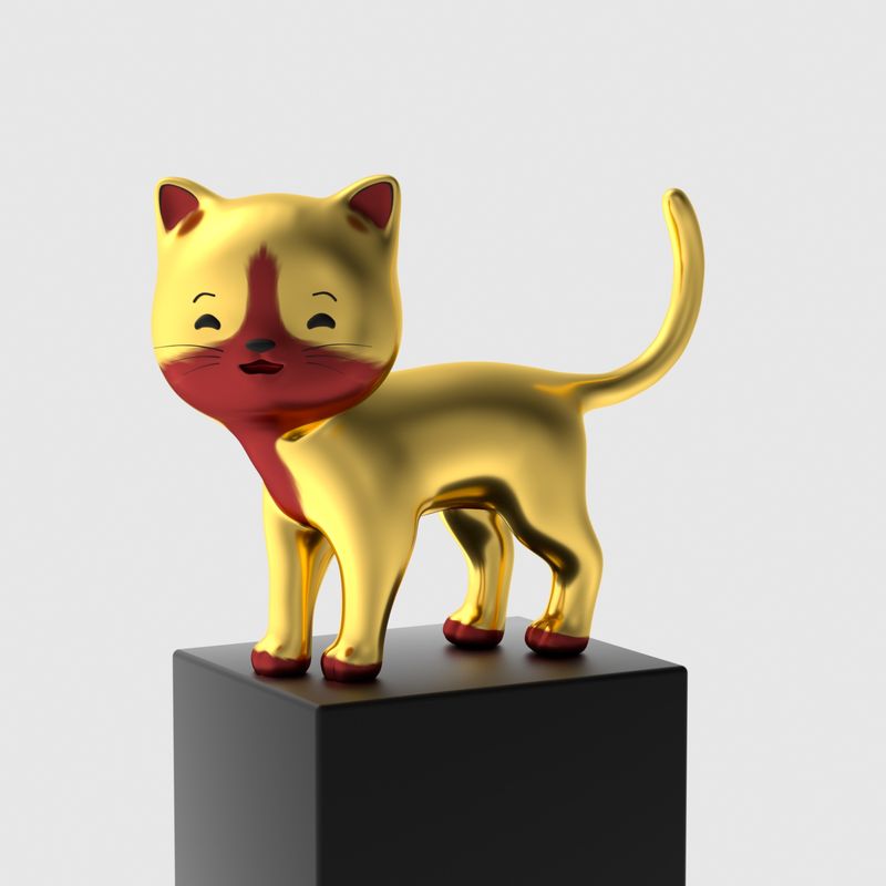 Nft 3D Meow Cat #013