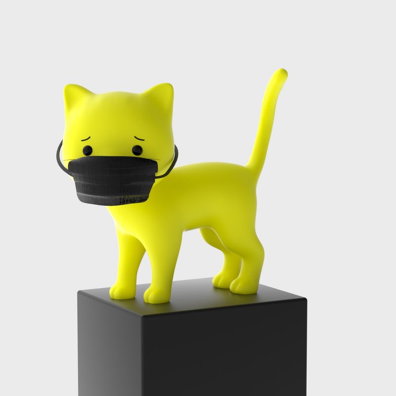 Nft 3D Meow Cat #014