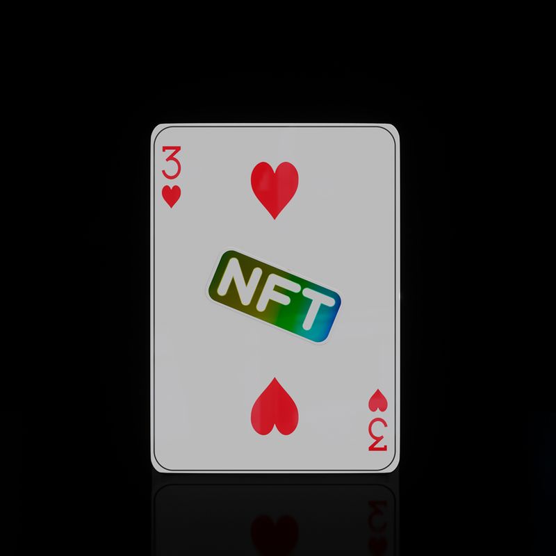 Nft Playing Cards - 3 Hearts