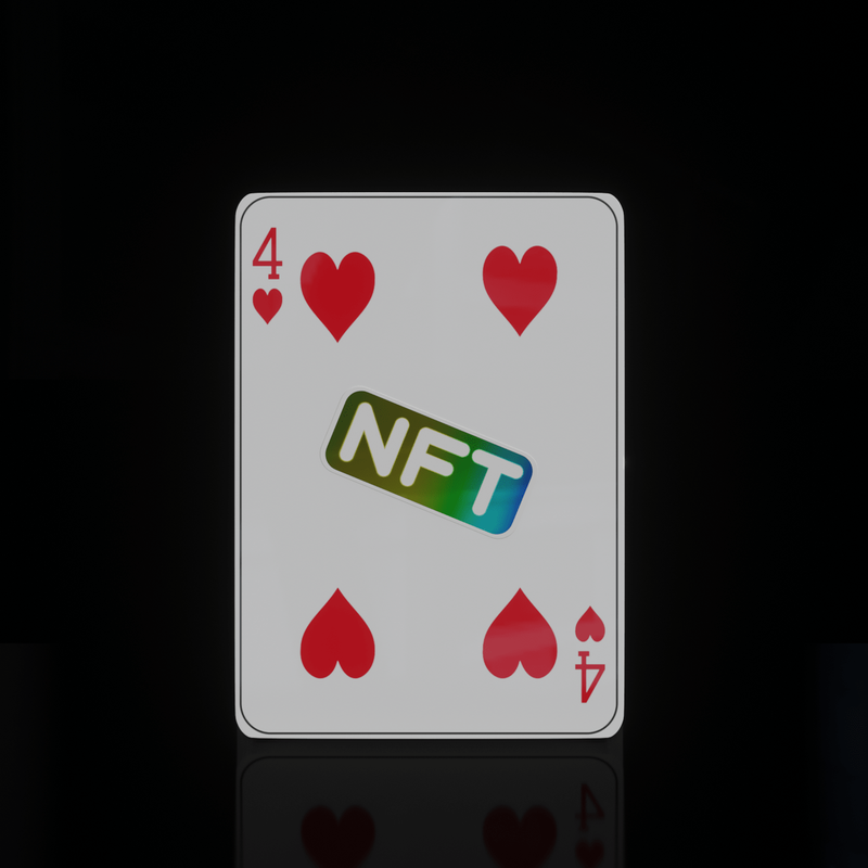 Nft Playing Cards - 4 Hearts