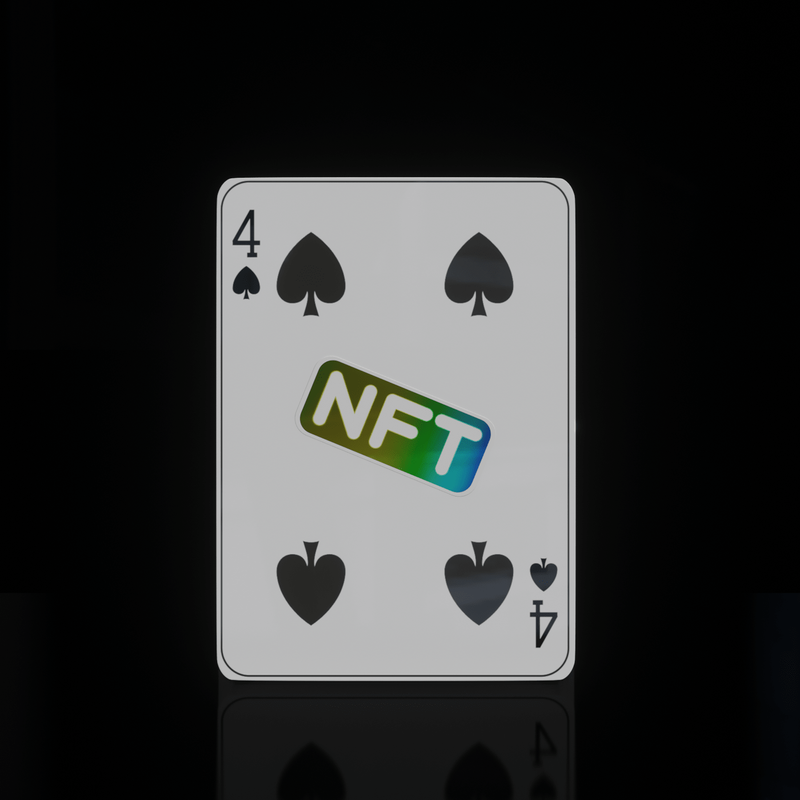 Nft Playing Cards - 4 Spades