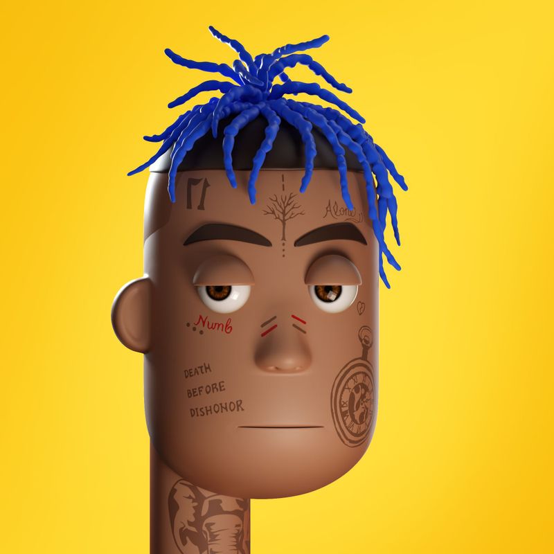 3d Rap Punk 3 Xxxtentacion Nft Collection Airnfts