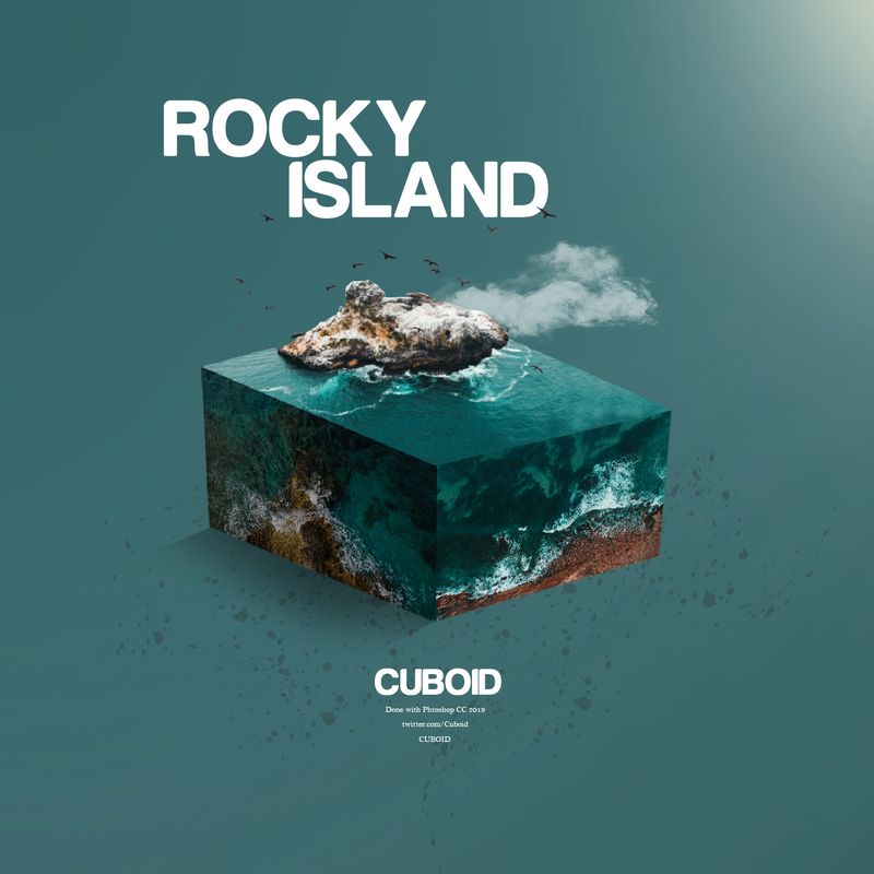 Nft Rocky Island |Cuboid