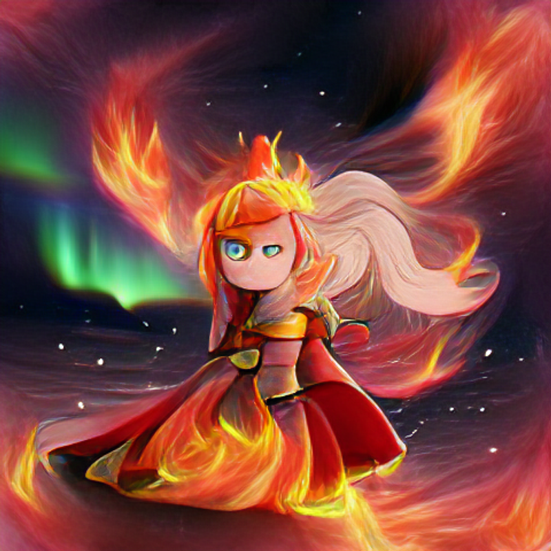 Nft Aurora Of Fire
