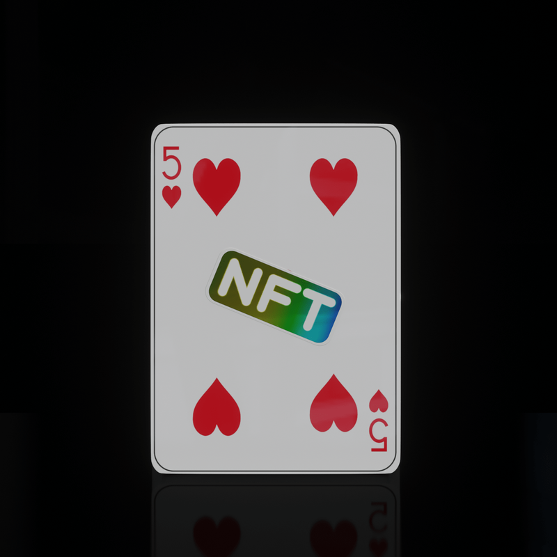 Nft Playing Cards - 5 Hearts