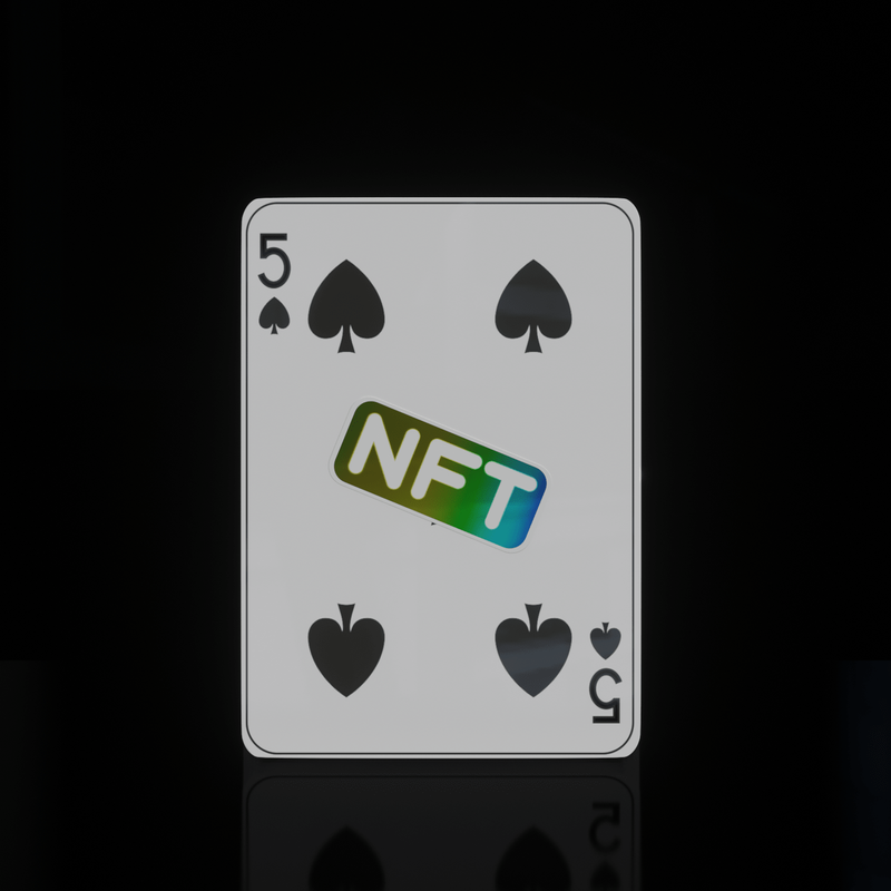 Nft Playing Cards - 5 Spades