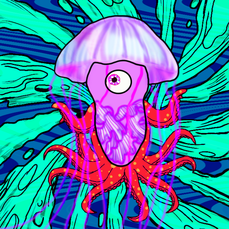Nft OctoAlien - Octo Jellyfish #SE
