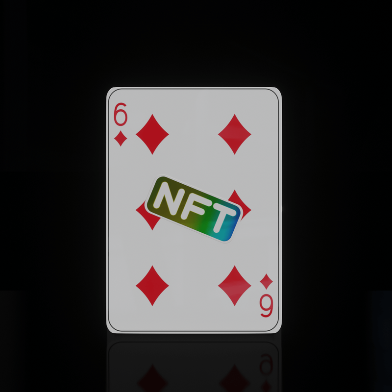 Nft Playing Cards - 6 Diamonds