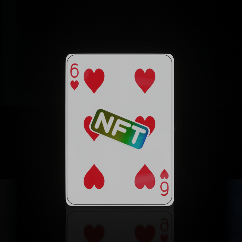 Nft Playing Cards - 6 Hearts