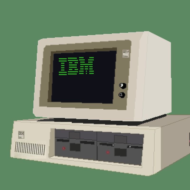 Nft Retro pc IBM 5051 #02