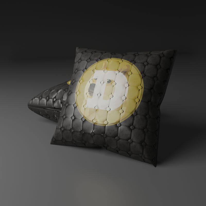 Nft Leather Doge Pillow