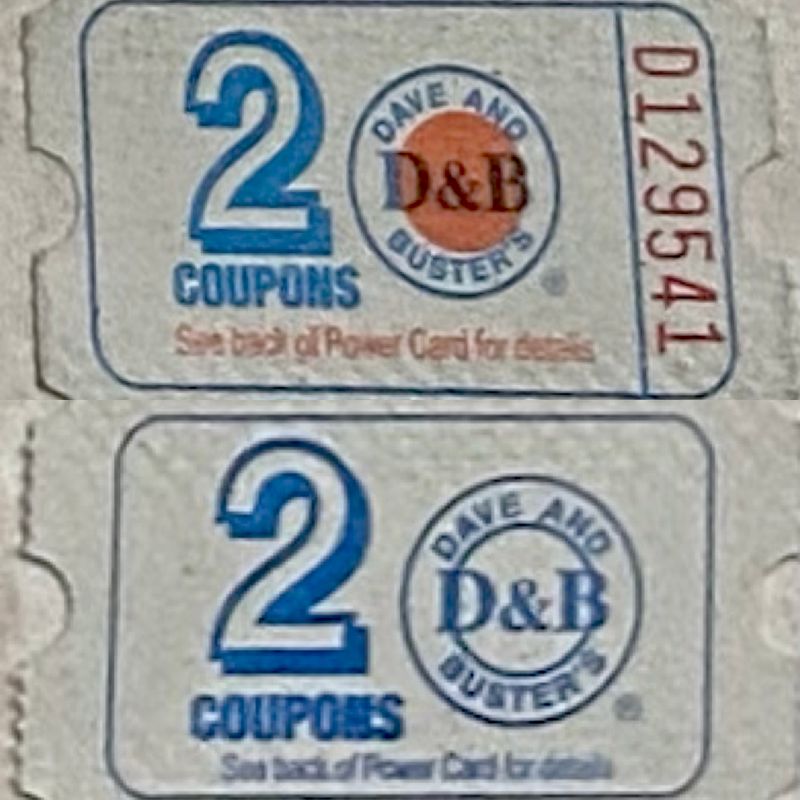 Nft Dave And Buster’s Coupon D1295