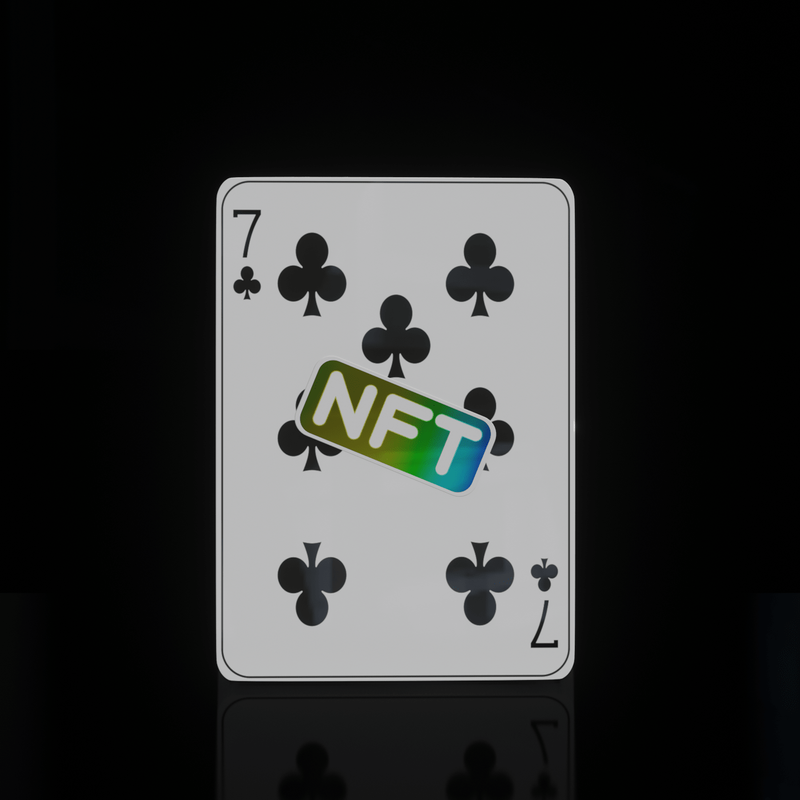 Nft Playing Cards - 7 Clubs