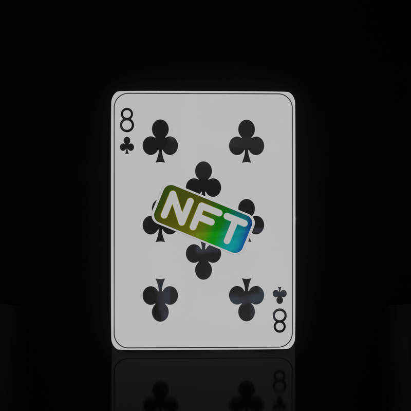 Nft Playing Cards - 8 Clubs