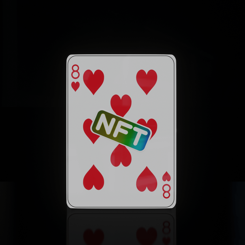 Nft Playing Cards - 8 Hearts