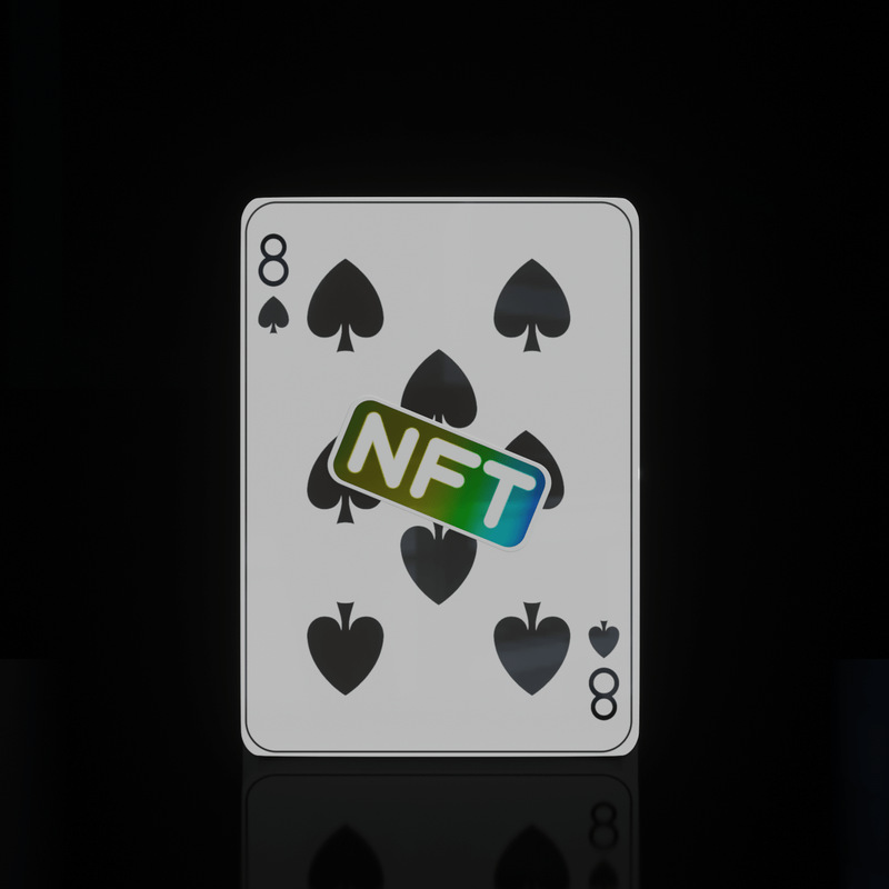 Nft Playing Cards - 8 Spades