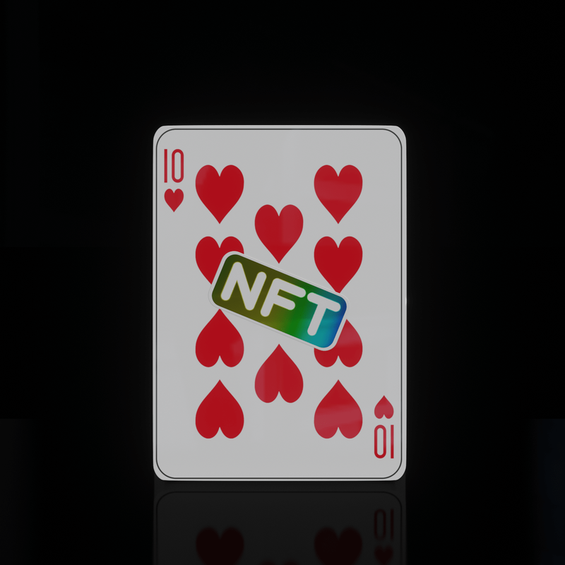 Nft Playing Cards - 10 Hearts