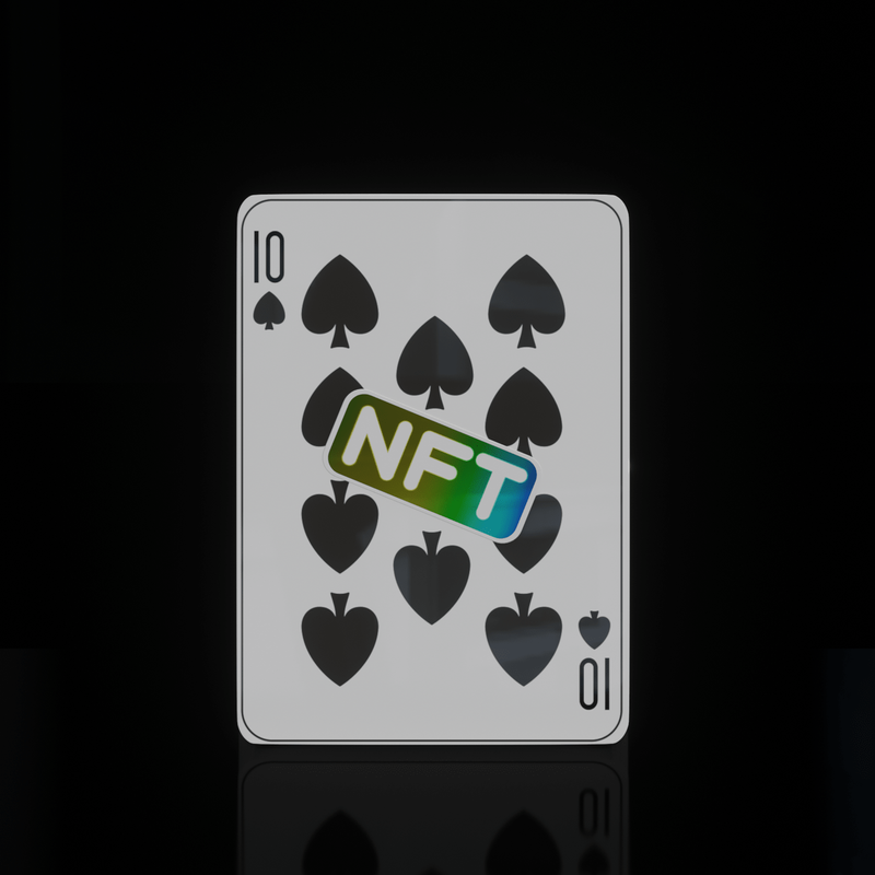 Nft Playing Cards - 10 Spades