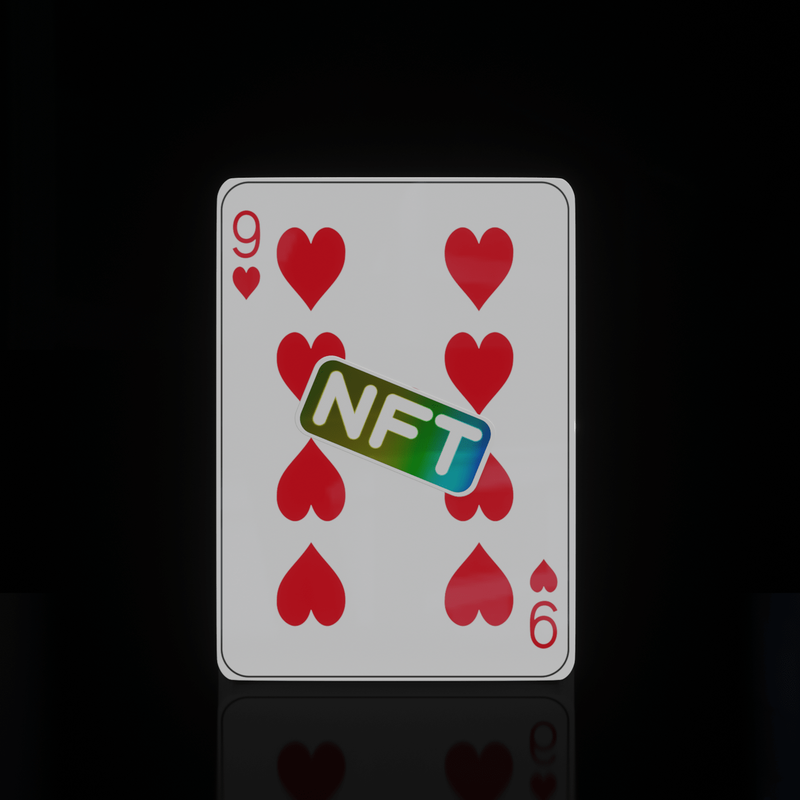 Nft Playing Cards - 9 Hearts