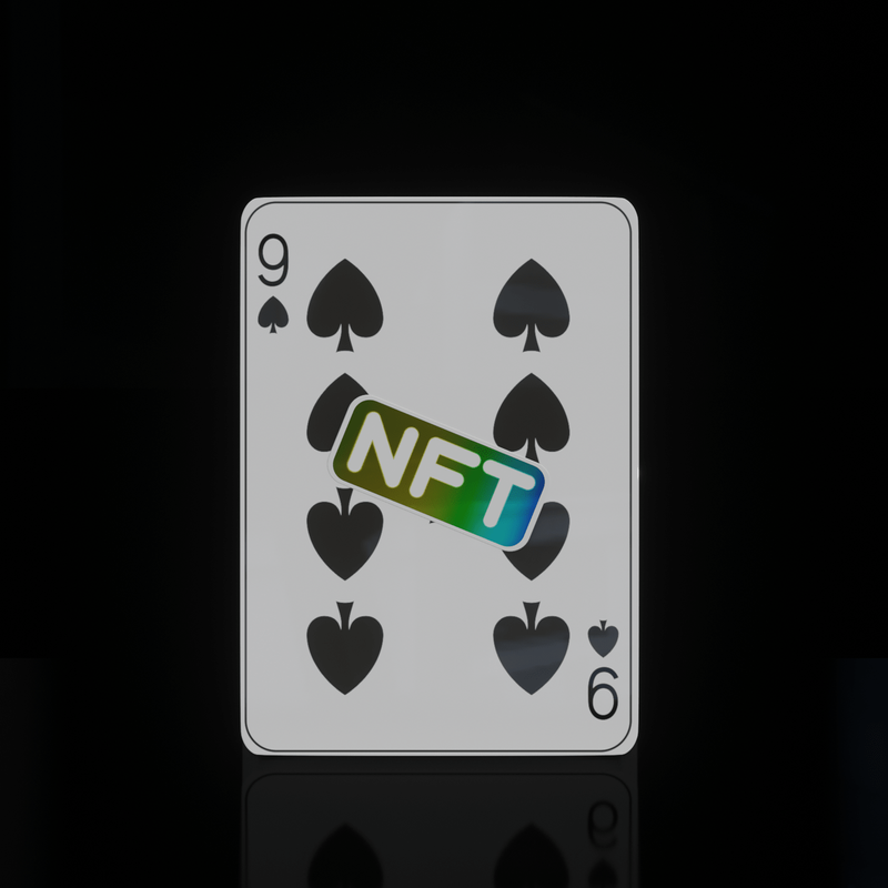 Nft Playing Cards - 9 Spades