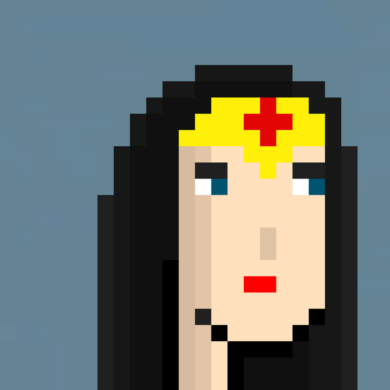 Nft SuperPunk #41 Wonder Woman
