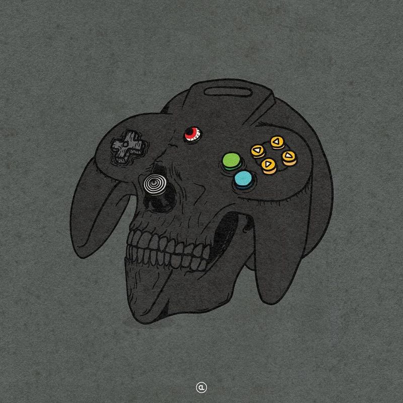 Nft Skull gaming art #02