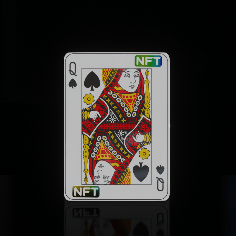 Nft Playing Cards - Queen Spades