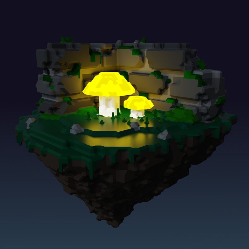 Nft Mushroom Islets #005