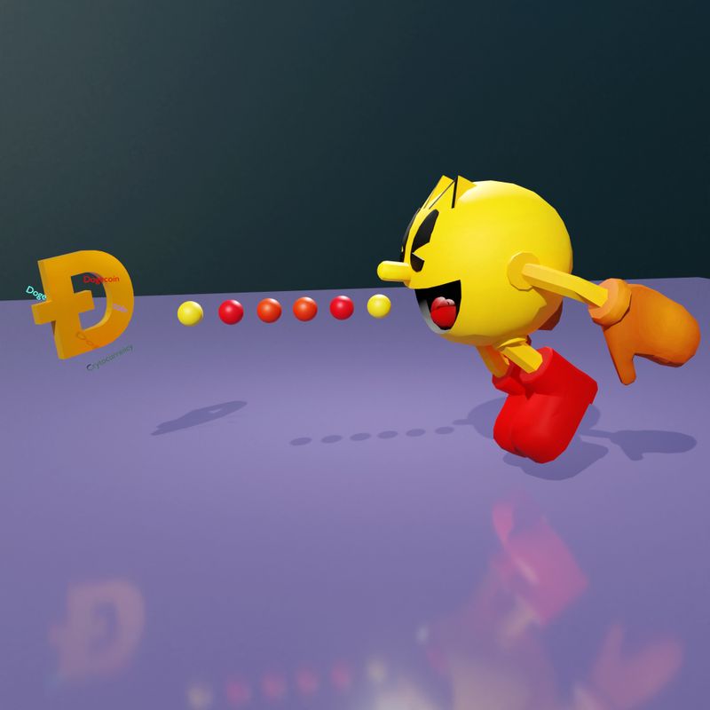 Nft Pacman Chasing Dogecoin 