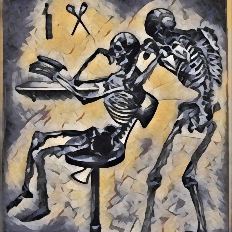 Nft Skeleton Barbershop #2