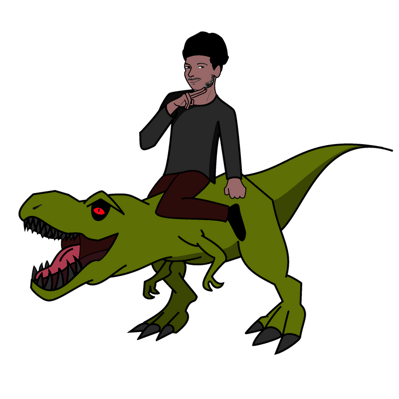 Nft Friend riding dino #2/3