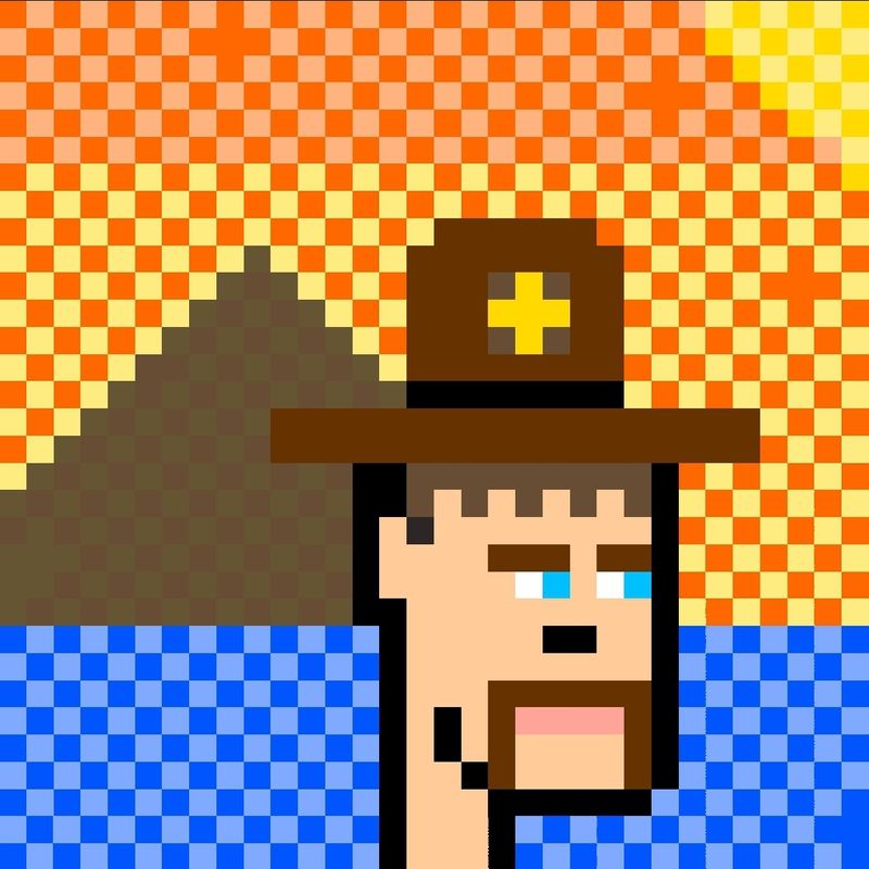 Nft PixelOutlaws - Sheriff Sam