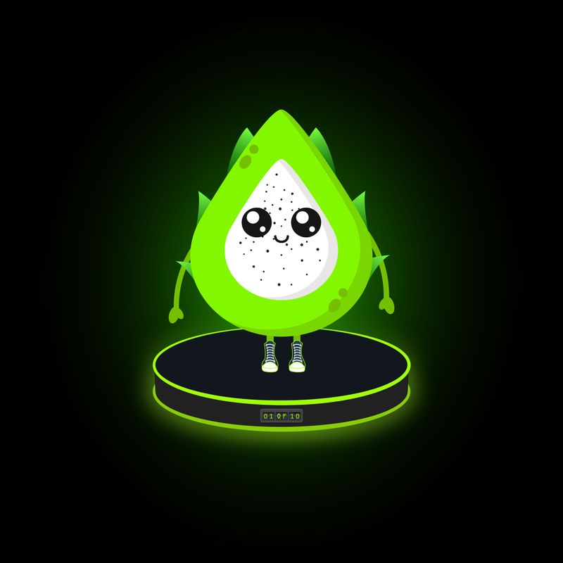 Nft DRAGON FRUIT #01 // WIZARD