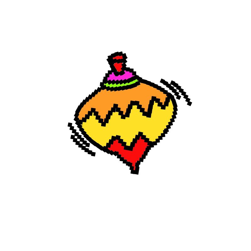 Nft spinning top pixel #10