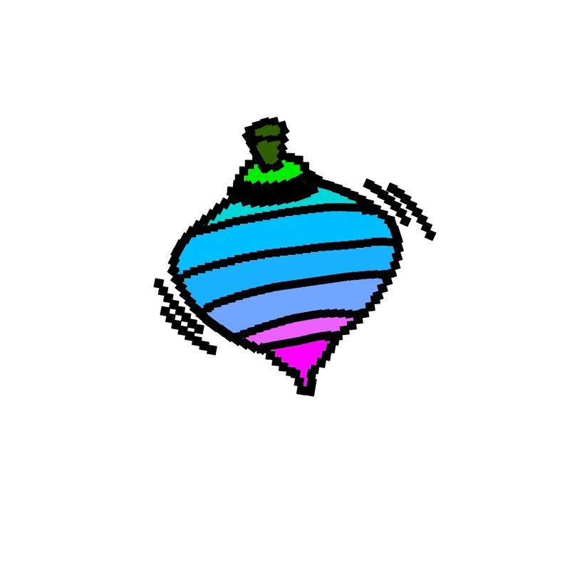 Nft spinning top pixel #5