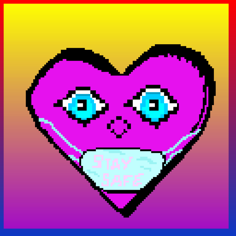 Nft Stay Safe Heart #1