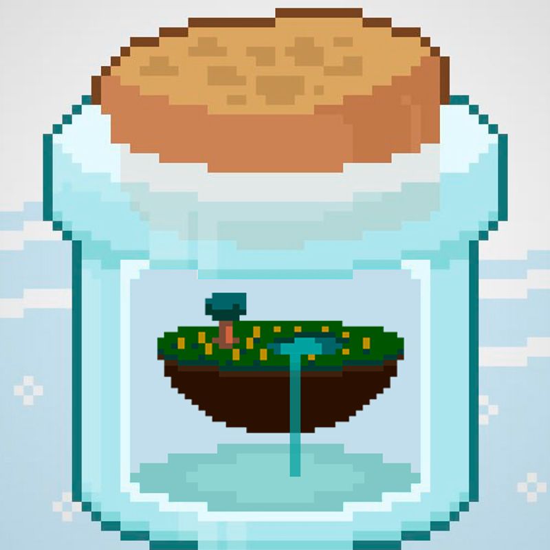 Nft Bottled island (field biome)