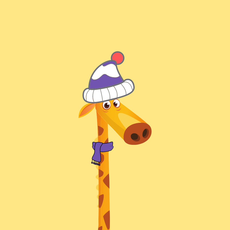 Nft Crazy Giraffe #02