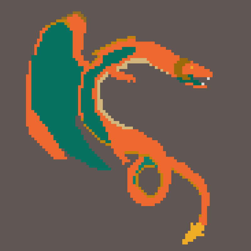 Nft Pixel Dragon #08