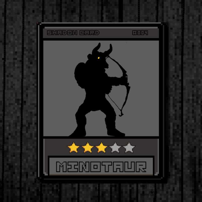 Nft Shadow card #004 - Minotaur