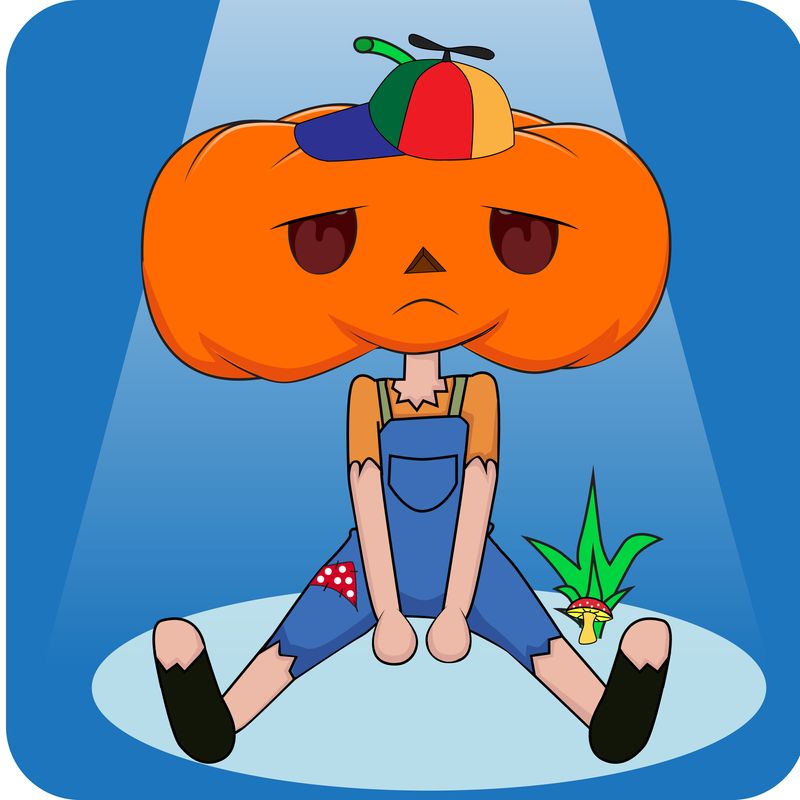 Nft Pumpkin Head #02