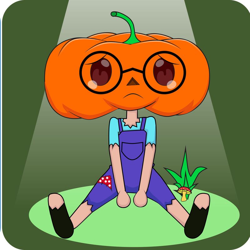 Nft Pumpkin Head #03