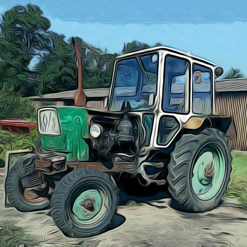 Nft Soviet tractor #3
