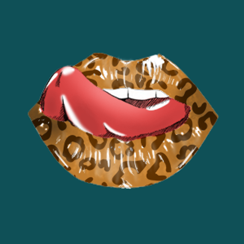 Nft Satin Leopard Juicy Mouth