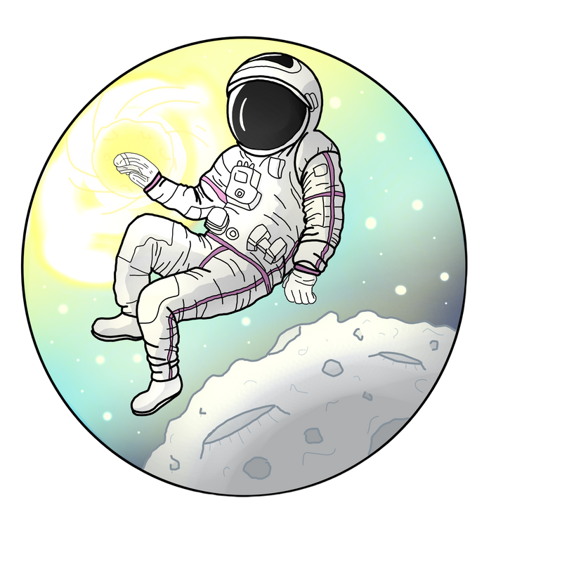 Nft Astronaut on the moon