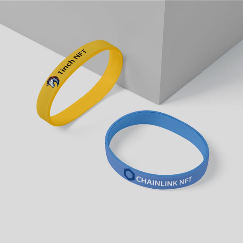 Nft 1INCH and LINK wristband