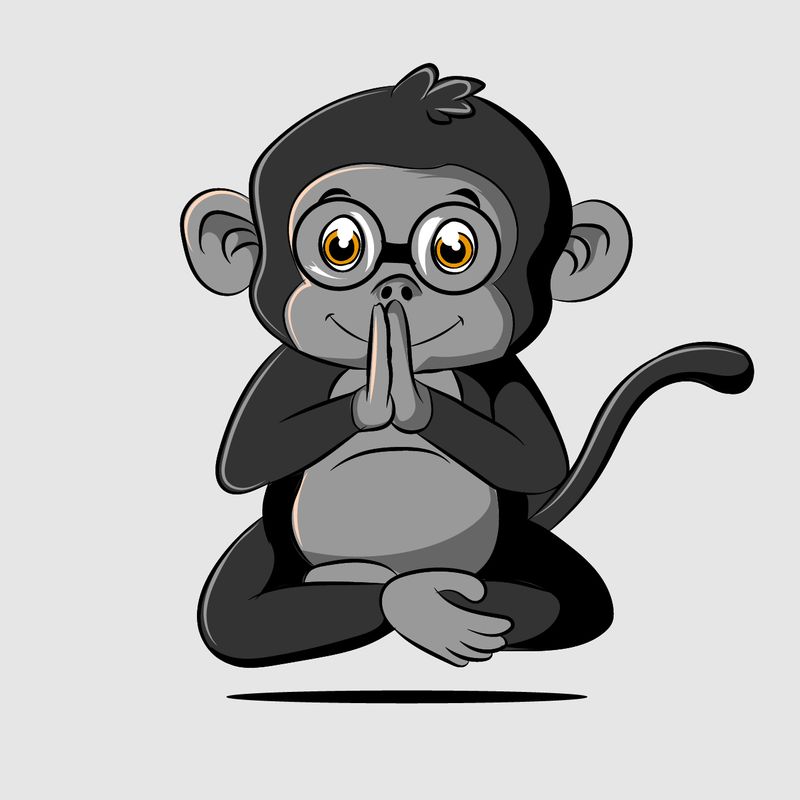 Nft Airt monkey monk #9