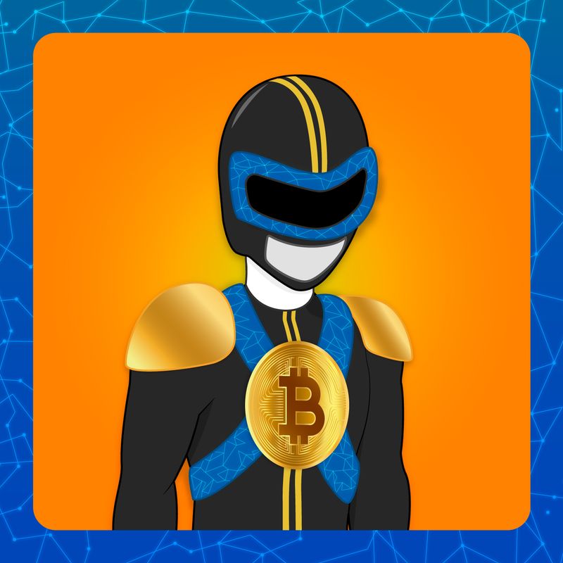 Nft #06 Bitcoin Ranger Black